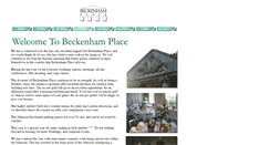 Desktop Screenshot of beckenhamplace.co.uk